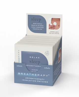 SLEEP Slumber Aromatherapy Inhalation Patches POS box