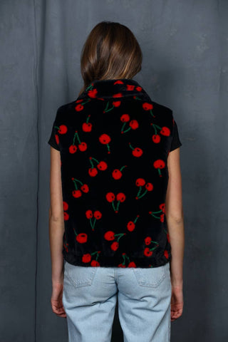 Faux Fur Zip Up Vest