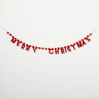 MERRY CHRISTMAS FELT GARLAND