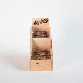 Wooden Caramel Display for Bulk Caramel - Handmade in USA!: 4 Pocket Display