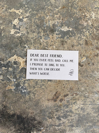 Dear Best Friend Magnet