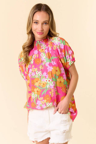 Spring into Summer floral Blouse