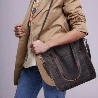 Classic Leather Tote Bag Bunbury - GW2025: Sandel