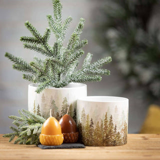 FOREST SCENE PLANTER SET OF 3