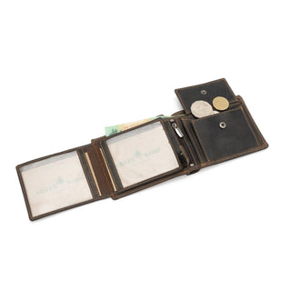 Leather Wallet George GW2157: Brown