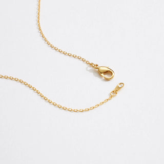 Gold Dipped Faith Script Necklace: Gold / One / HN651