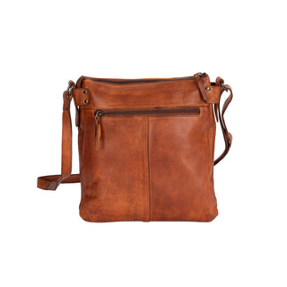 Leather Shoulder Bag Robbie GW6851: Brown