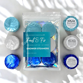 Frost and Fir Shower Steamers 6 Pack - Made in USA