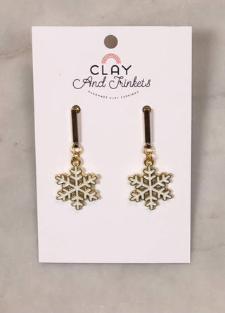 Snowflake Drop Dangle Earrings