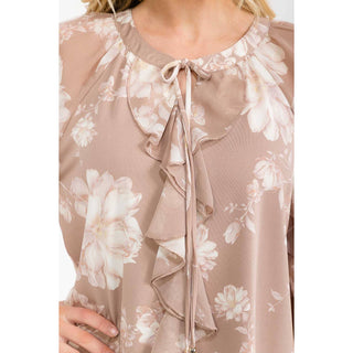 FLORAL MIX MEDIA FLUTTER PEASANT