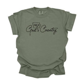 God's Country Personalized Tee: Sage / SM Tee 1717