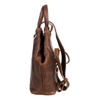 Leather Rucksack Backpack Zoe Bag GW006B: Sandal