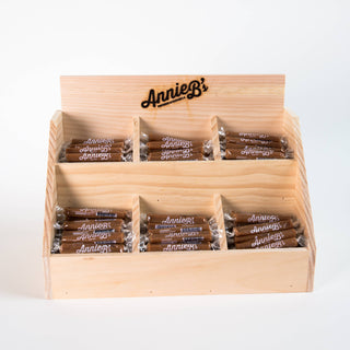 Wooden Caramel Display for Bulk Caramel - Handmade in USA!: 4 Pocket Display