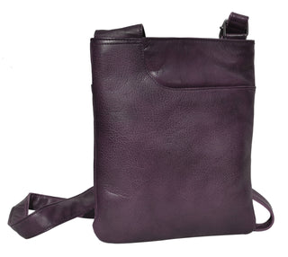 Athena Handcrafted Leather Crossbody Bags: Black