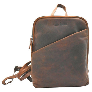 Leather Backpack Claire GW658816: Brown