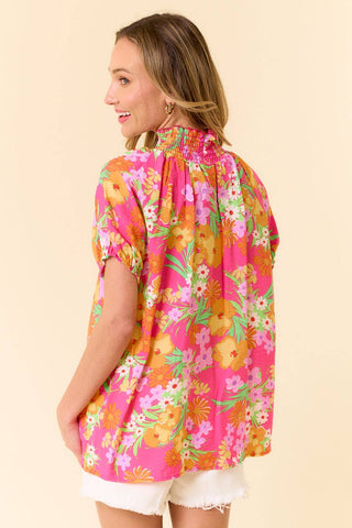 Spring into Summer floral Blouse