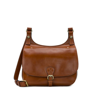 Patricia Nash London Saddle Bag - Heritage Leather: Tan