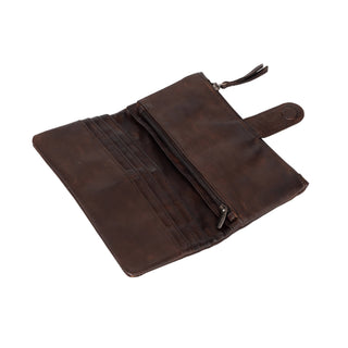 Leather Wallet Cyndy GW2250: Brown