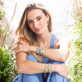 Mixed Media Bracelet - Truth/Lapis/Gold