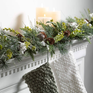 MIXED PINE BERRY GARLAND