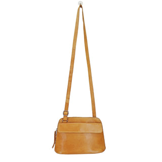 Luna Handcrafted Leather Crossbody: Cognac