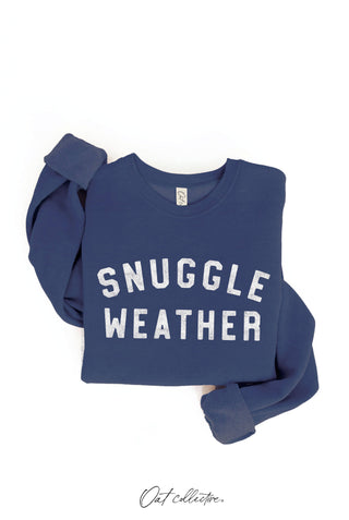 SNUGGLE WEATHER Graphic Sweatshirt   : TAN / S