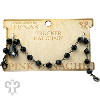 Trucker hat bead chain THC109: Pink