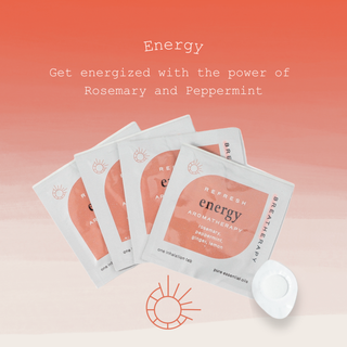 ENERGY | Wearable Aroma Patch | 4-count Box Display
