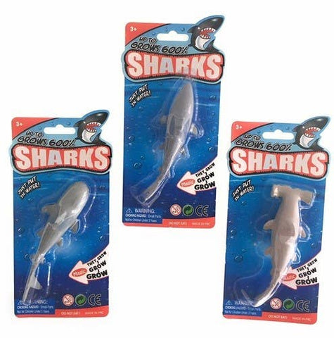 Growing Sharks - 3 Assorted