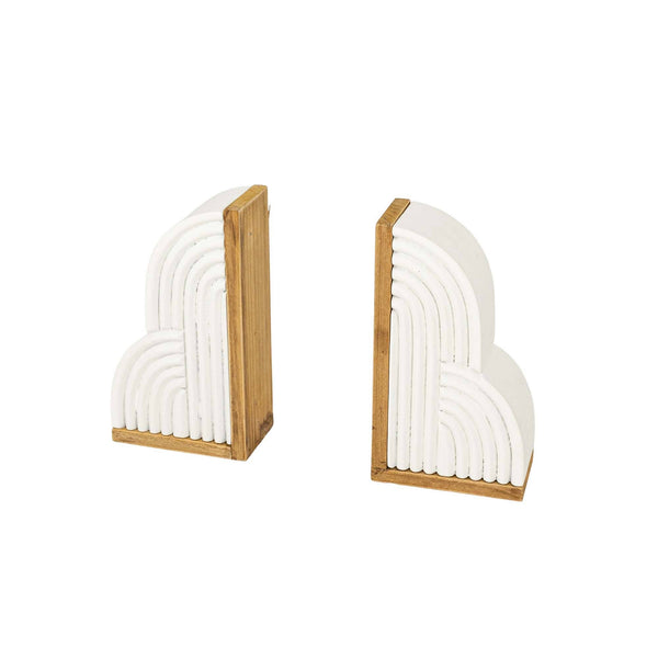 Wren Arched Bookends, Set Of 2
