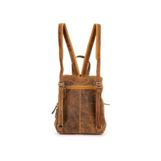 Leather Backpack Claire GW658816: Brown