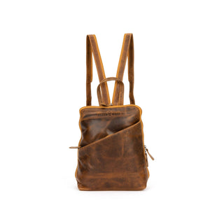 Leather Backpack Claire GW658816: Brown