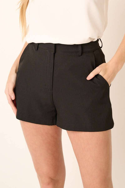 H70514A-TAILORED SHORTS: M / WHITE