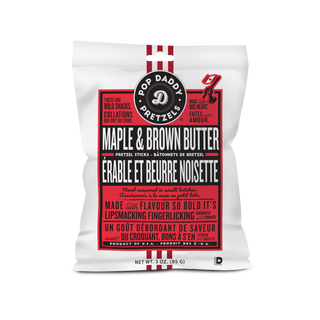 Maple & Brown Butter Seasoned Pretzels 3.0 oz