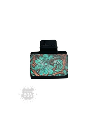 Western hair clip 806-HC109: Turquoise