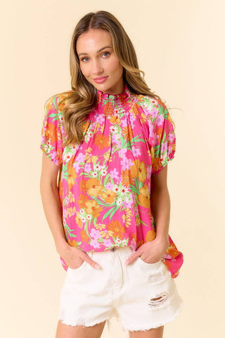 Spring into Summer floral Blouse