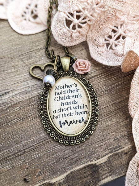 Mothers Hold Their Children's Hands Necklace