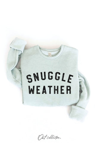 SNUGGLE WEATHER Graphic Sweatshirt   : TAN / S