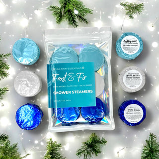 Frost and Fir Shower Steamers 6 Pack - Made in USA
