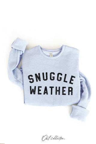 SNUGGLE WEATHER Graphic Sweatshirt   : TAN / L