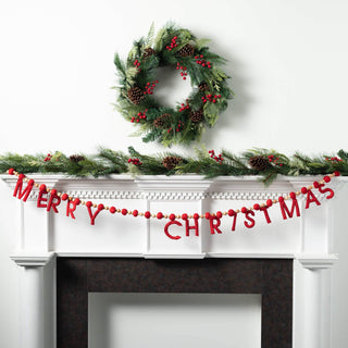 MERRY CHRISTMAS FELT GARLAND