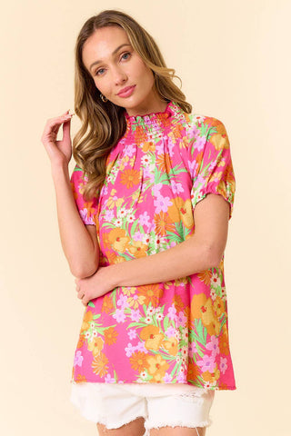 Spring into Summer floral Blouse