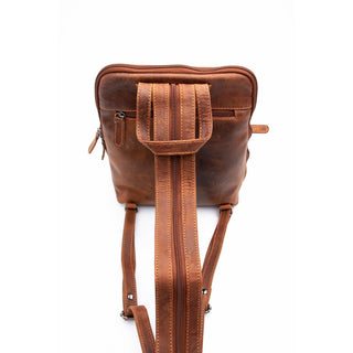 Leather Backpack Claire GW658816: Brown