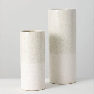 SPECKLED VASE SET OF 2