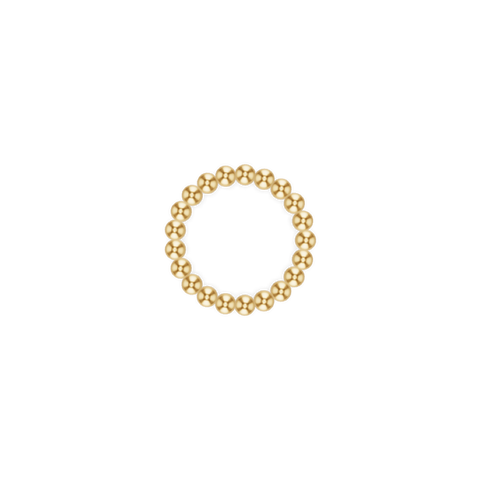 2MM Gold Ball Ring: Gold / 5