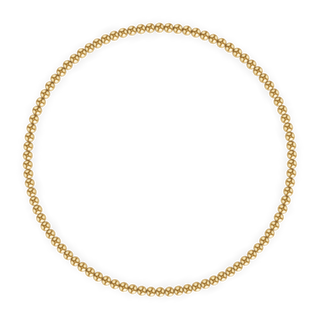 2MM Gold Ball Bracelet: Gold / 6.5"